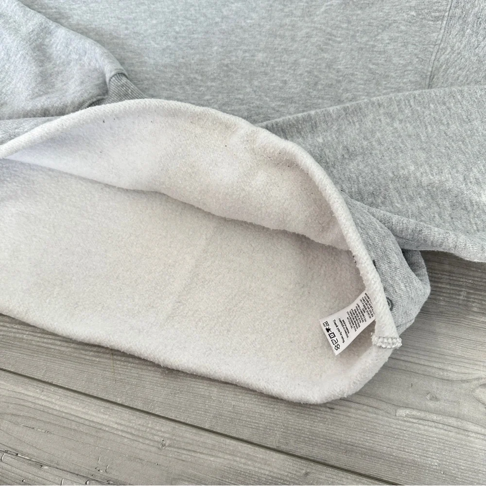 Tna cropped crewneck sweatshirt grey heather chrome - Picture 3 of 5